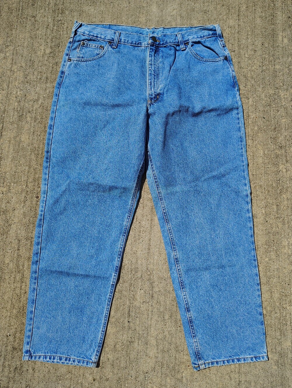 Carhartt Jeans Men's *42X30 Denim Traditional Fit B18 STW Blue Workwear